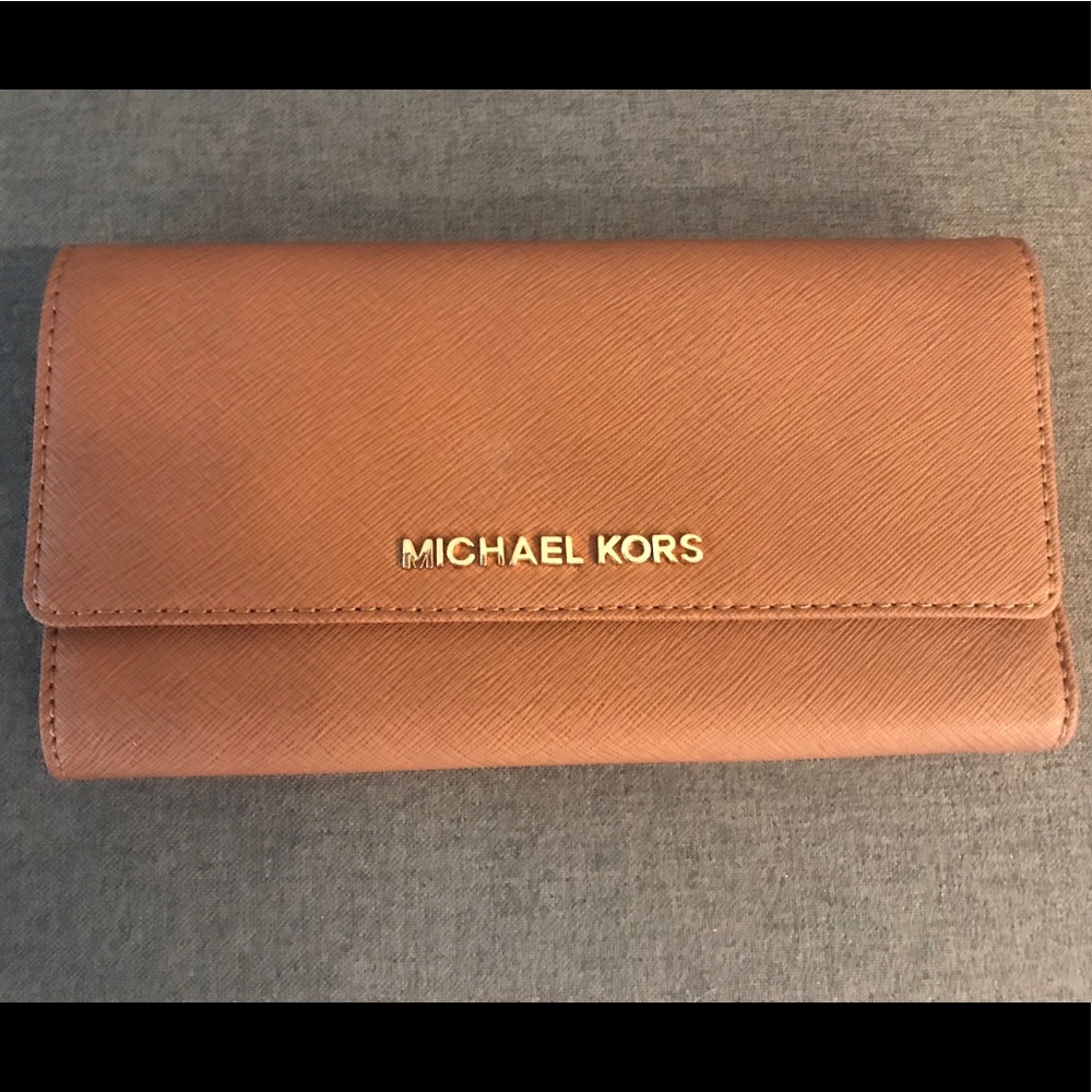 Michael Kors Brown Leather Wallet